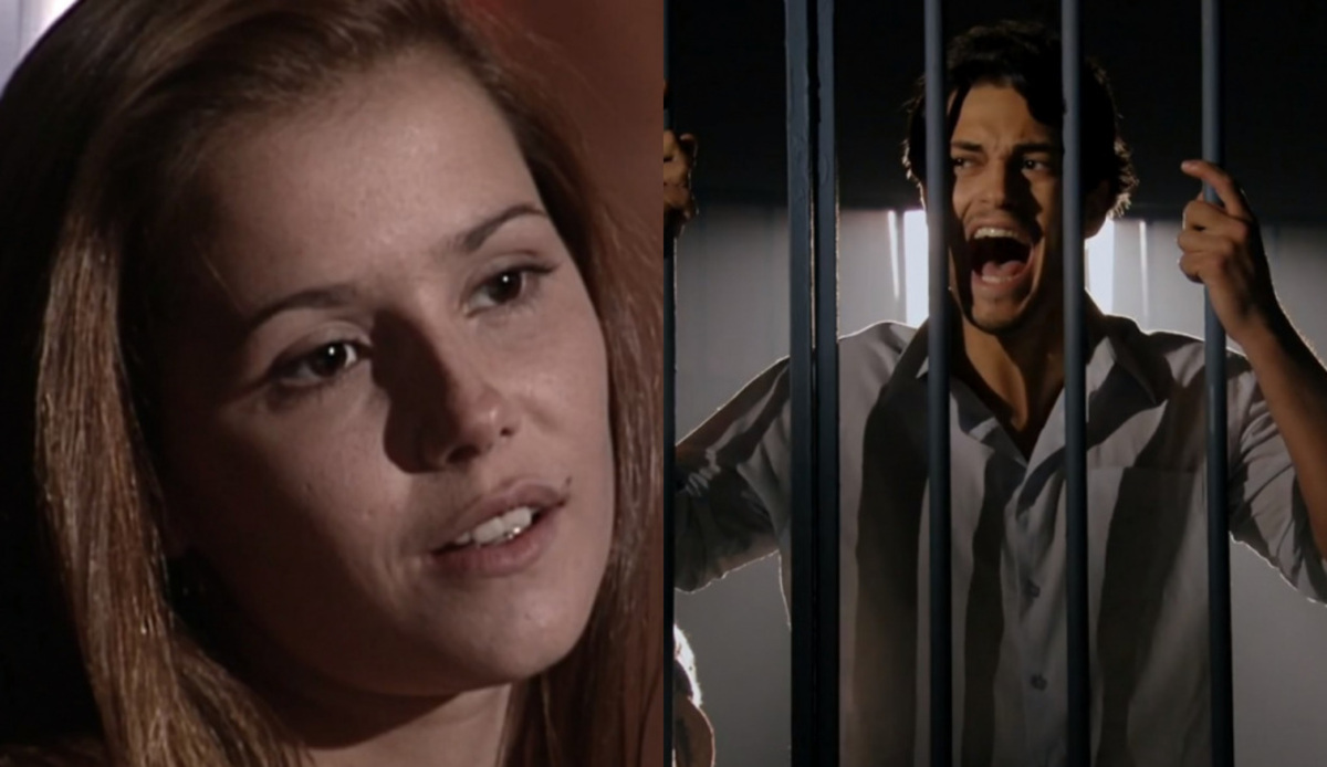 Íris (Deborah Secco) de Laços de Família e Hélio (Raphael Vianna) de Flor do Caribe