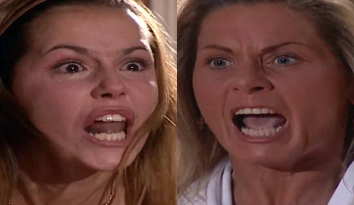 Íris (Deborah Secco) e Helena (Vera Fischer) de Laços de Família