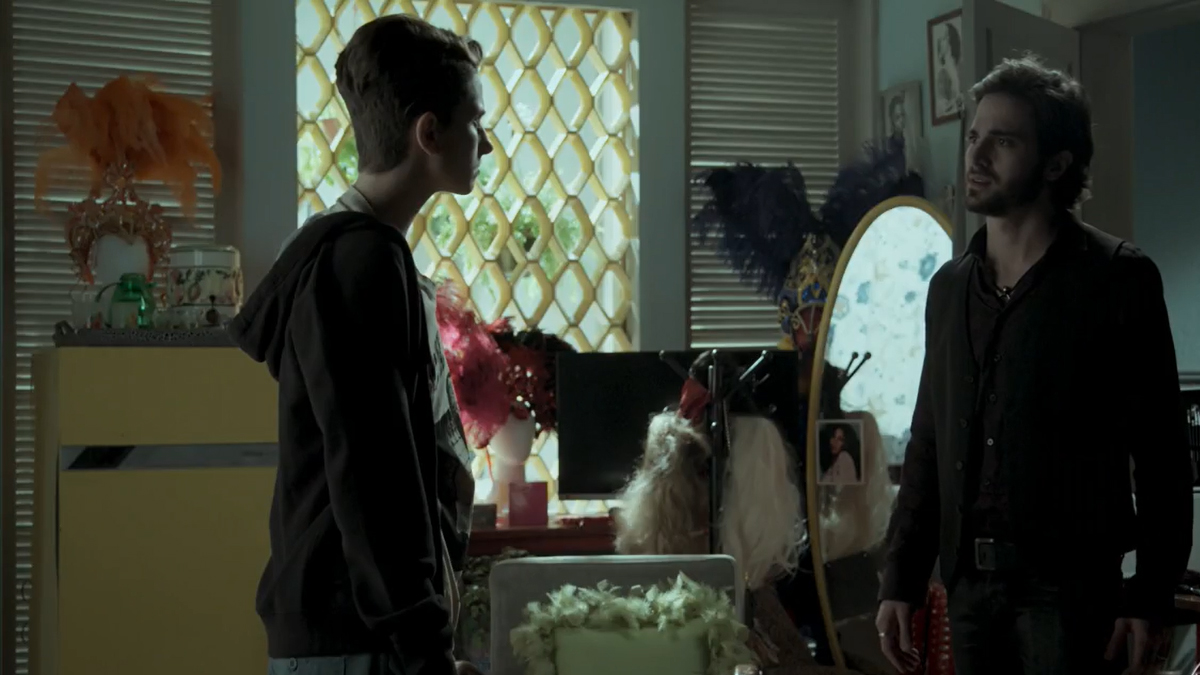 Ivan (Carol Duarte) e Ruy (Fiuk) em A Força do Querer