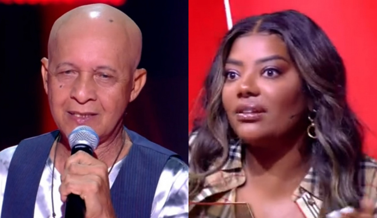 Juarez Caseh e Ludmilla no The Voice Mais