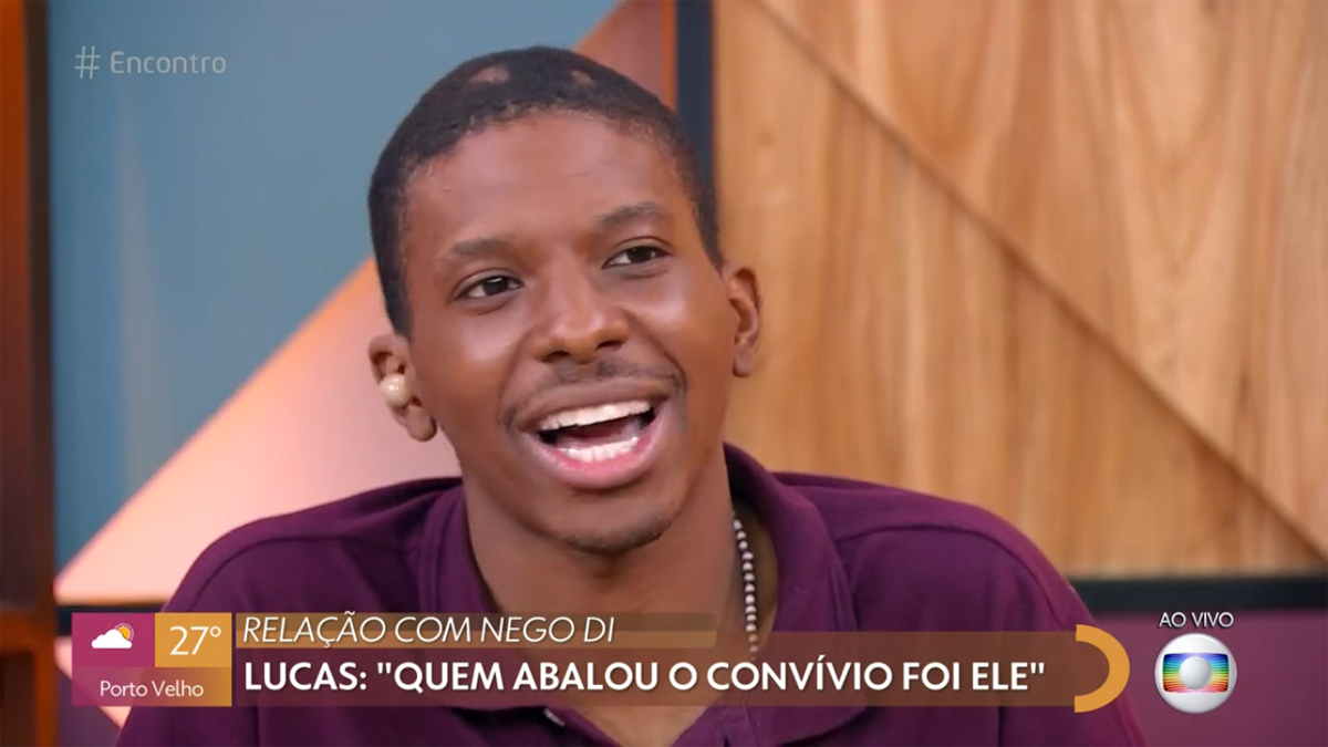 Lucas Penteado no Encontro