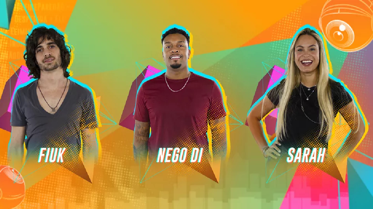 Fiuk, Nego Di e Sarah estão no Paredão do BBB 21