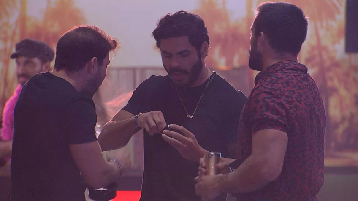 Caio, Rodolffo e Arthur do BBB 21