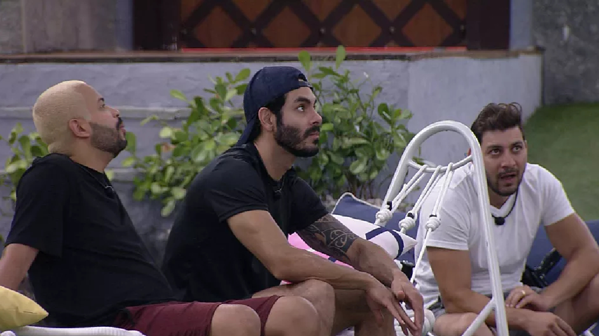 Projota, Rodolffo e Caio no BBB 21