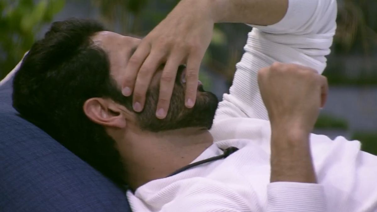 Rodolffo se emociona no BBB 21