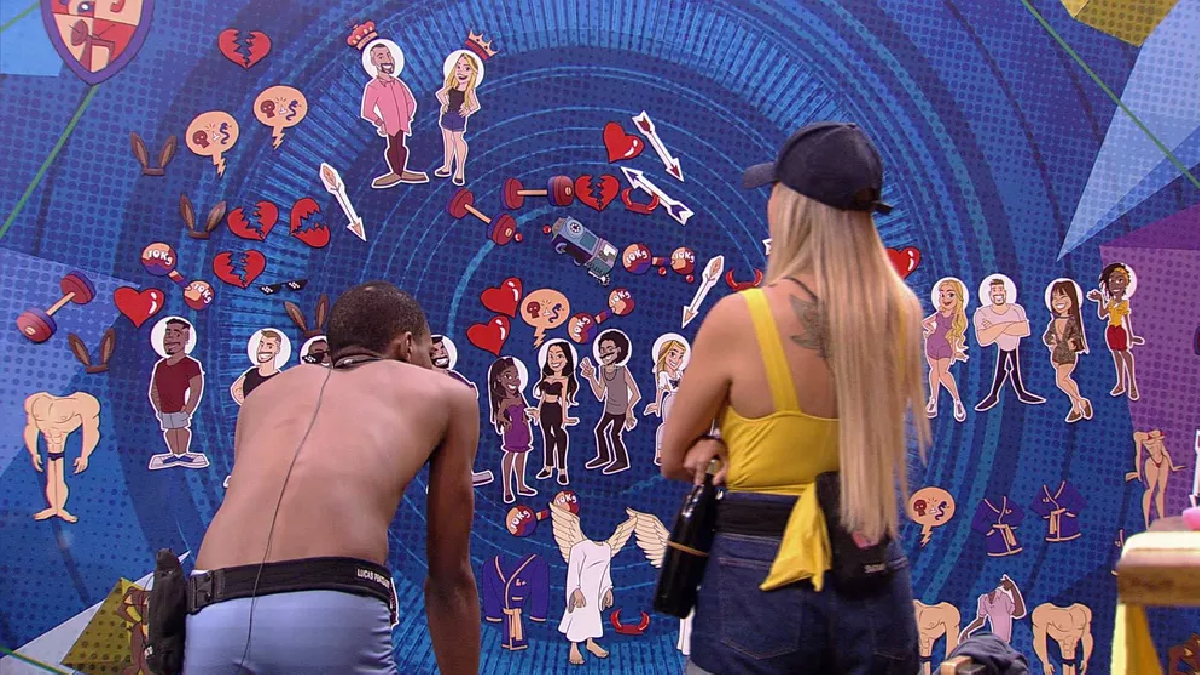 Lucas e Sarah fazem planos no BBB 21