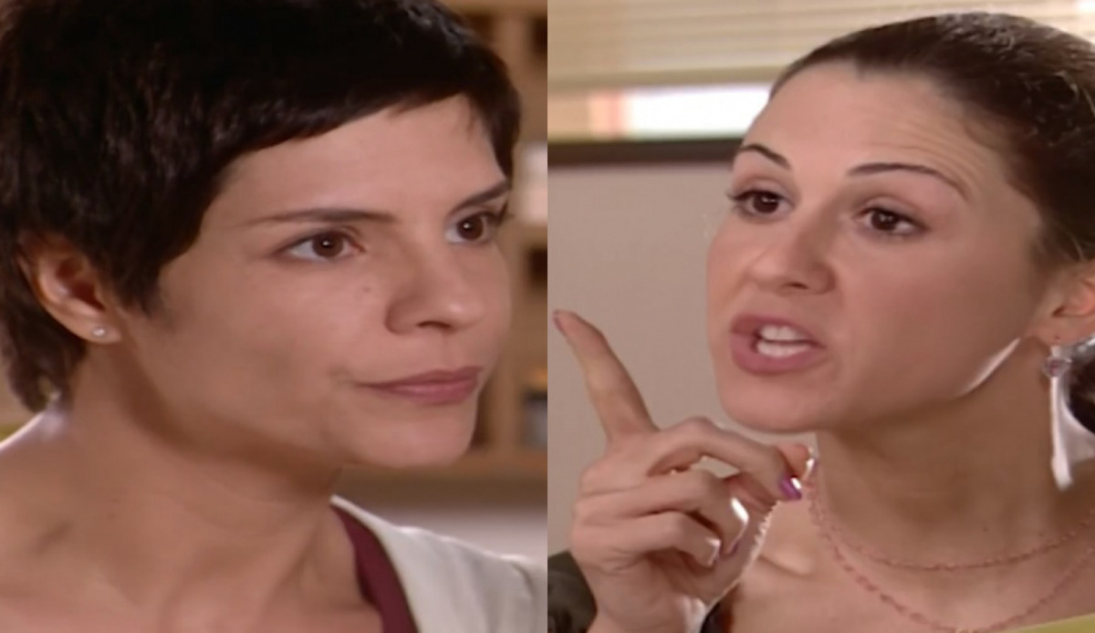 Raquel (Helena Ranaldi) e Rosinha (Guilhermina Guinle) de Mulheres Apaixonadas