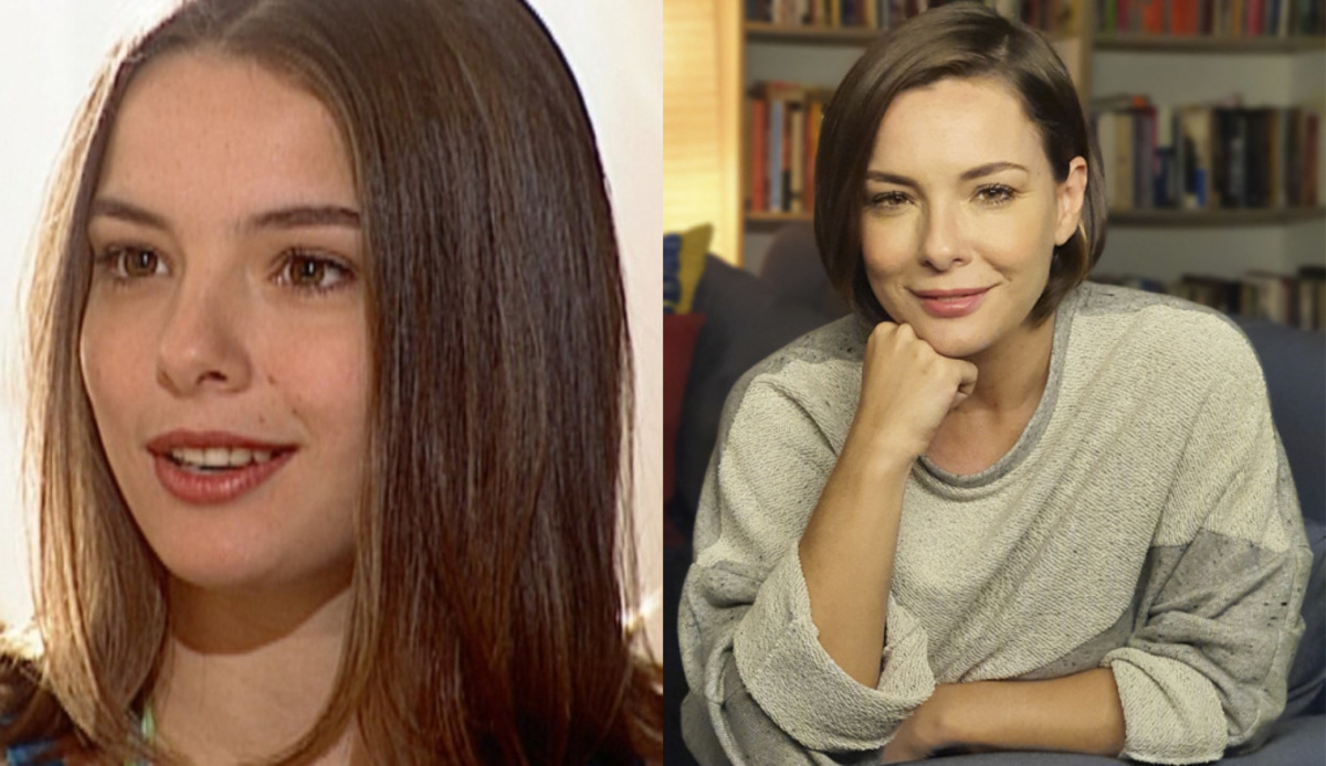 Regiane Alves como Clara de Laços de Família e atualmente