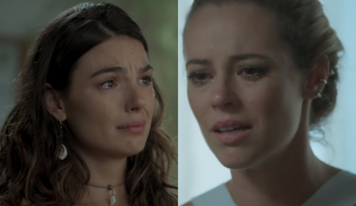 Ritinha (Isis Valverde) e Jeiza (Paolla Oliveira) de A Força do Querer