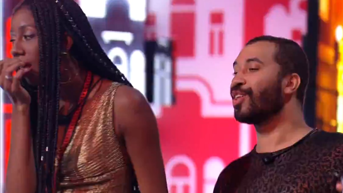 Camilla de Lucas e Gilberto na Festa Amsterdã do BBB 21