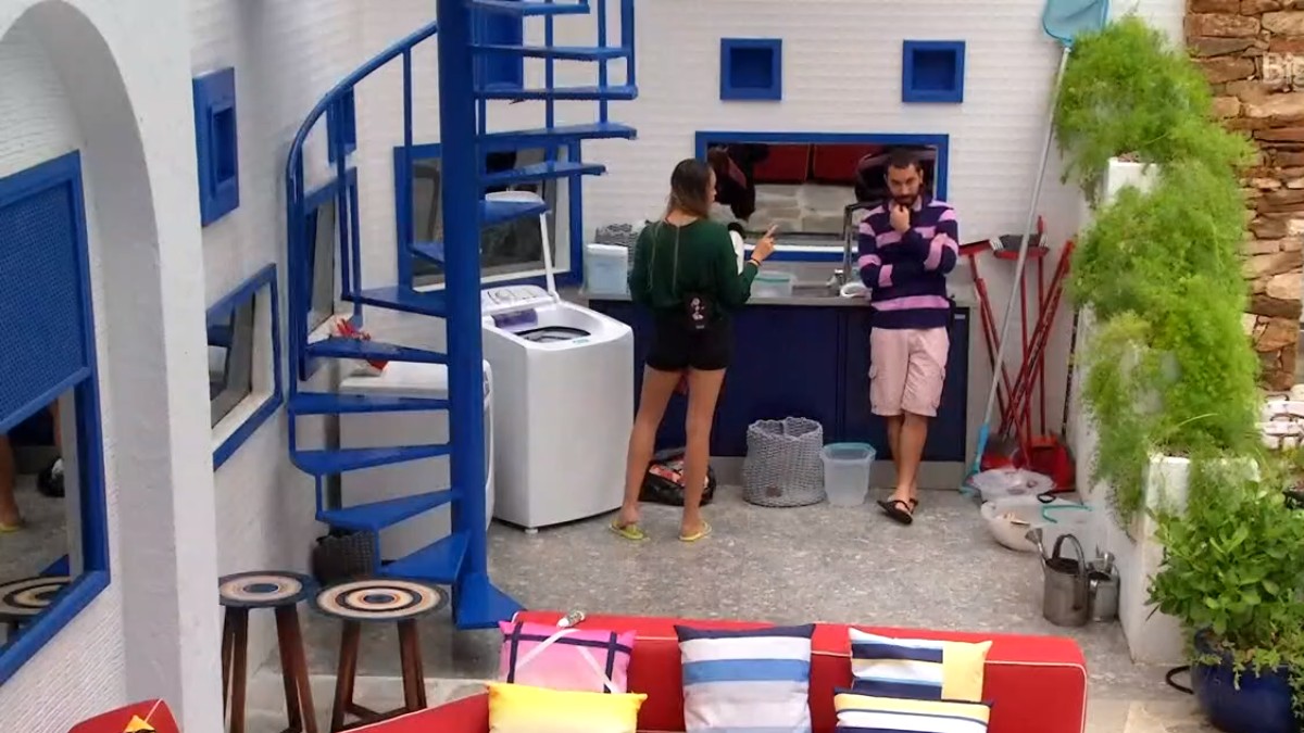 Gilberto e Sarah no BBB 21