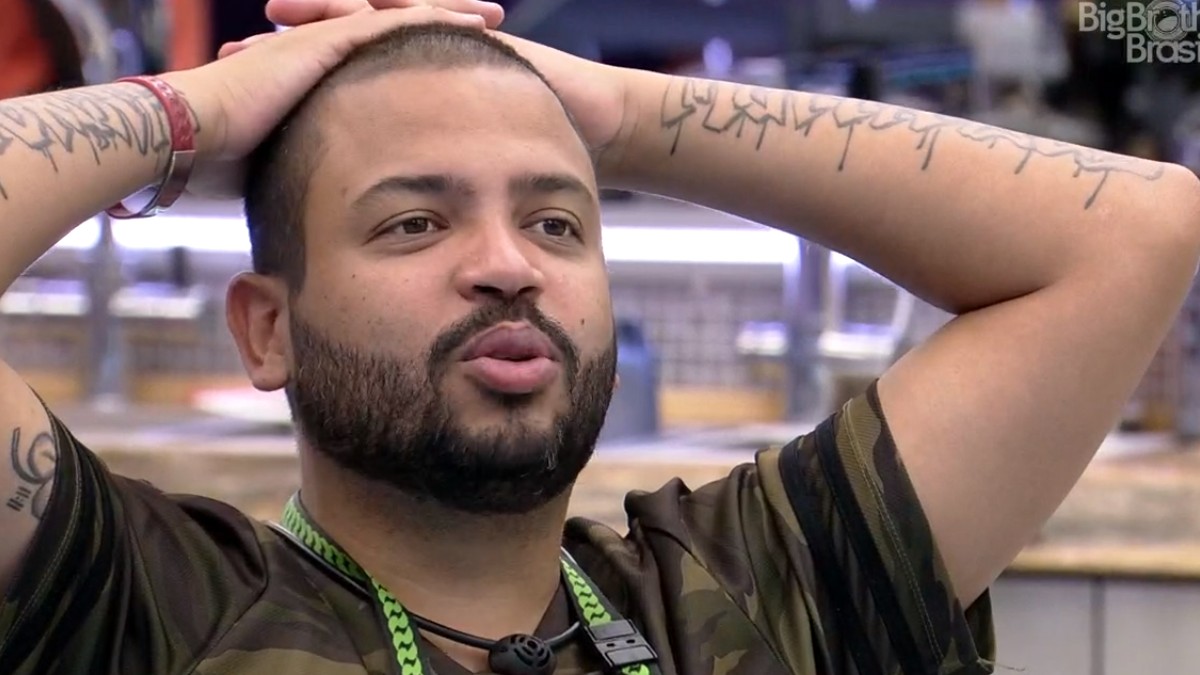 Projota no BBB 21 (Reprodução Globoplay)