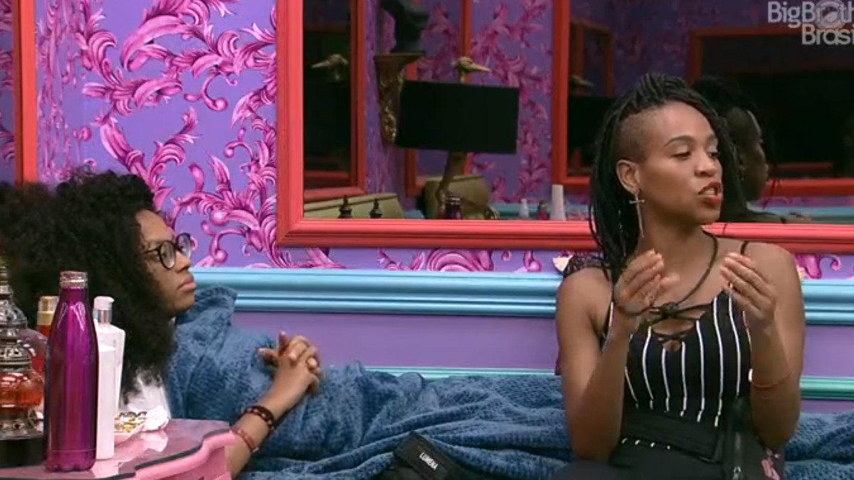 Karol Conká e Lumena falam sobre Lucas Penteado no BBB 21
