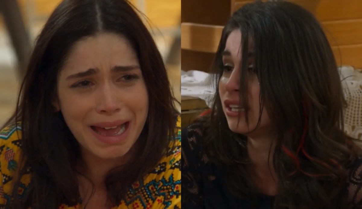 Shirlei (Sabrina Petraglia) e Carmela (Chandelly Braz) de Haja Coração