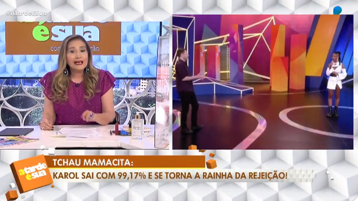 Sônia Abrão critica Globo e Karol Conká