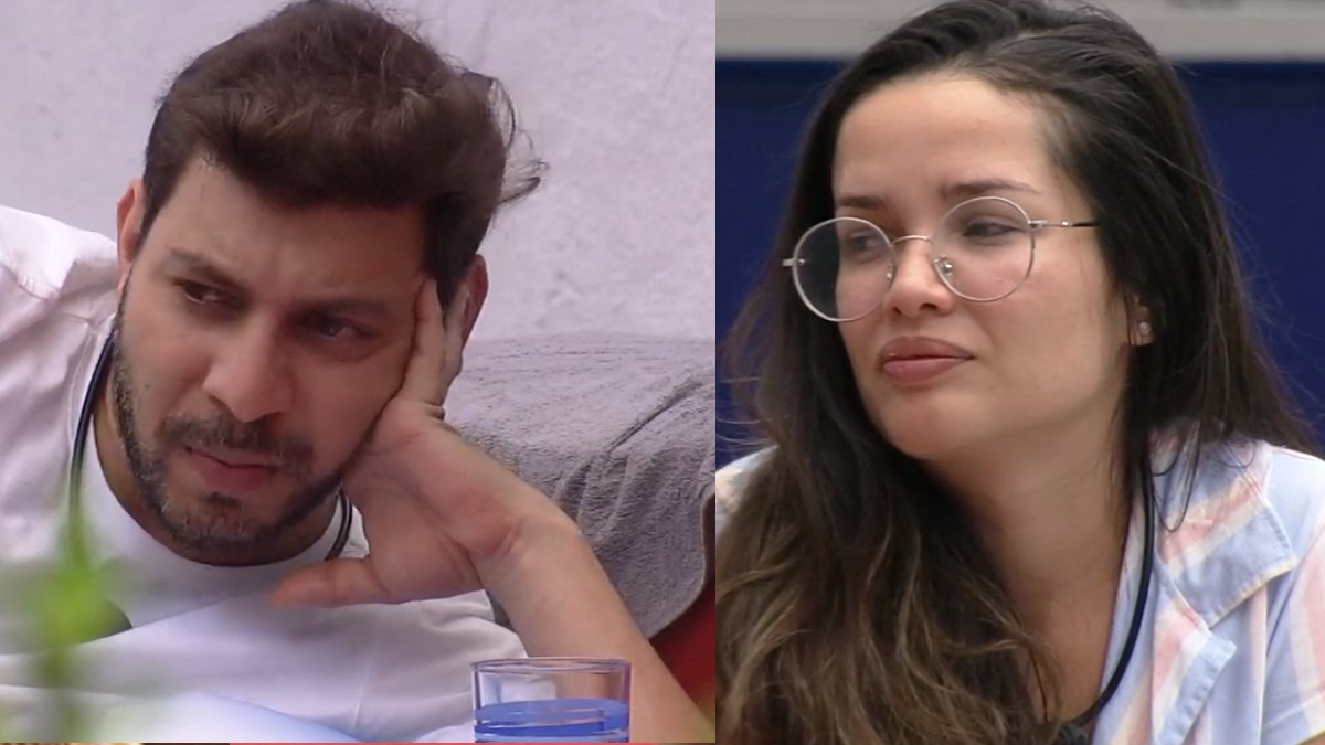 Caio e Juliette conversam sobre paredão no BBB 21