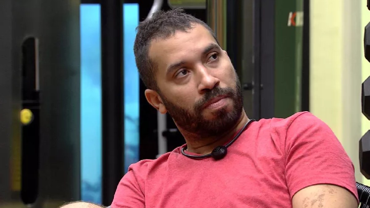 Gilberto na academia do BBB 21