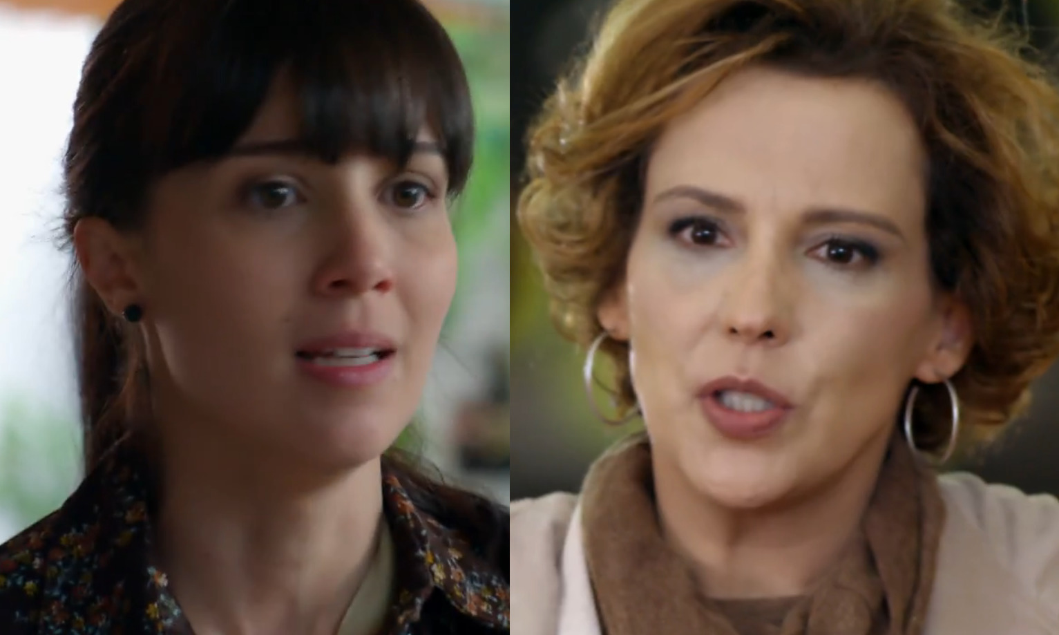 Manuela (Marjorie Estiano) e Eva (Ana Beatriz