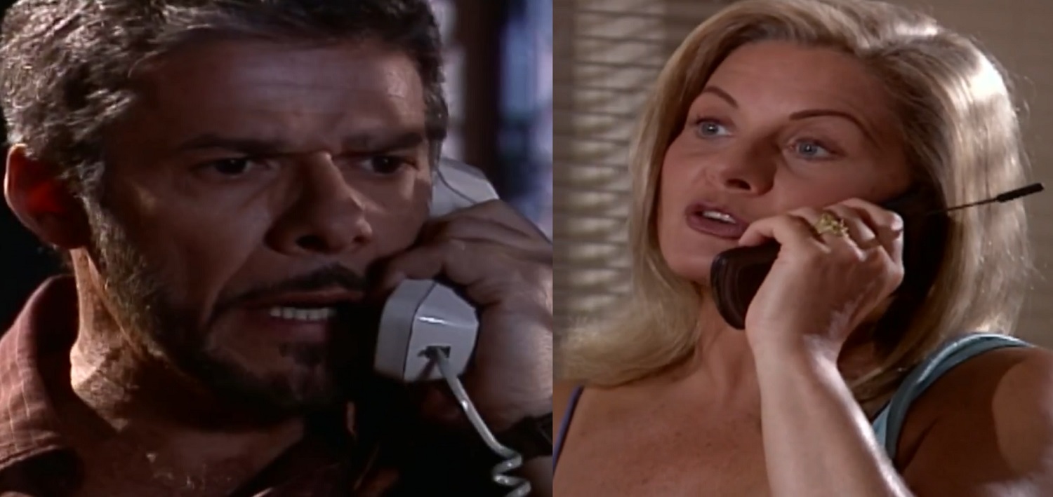 Pedro (José Mayer) e Helena (Vera Fischer) em Laços de Família