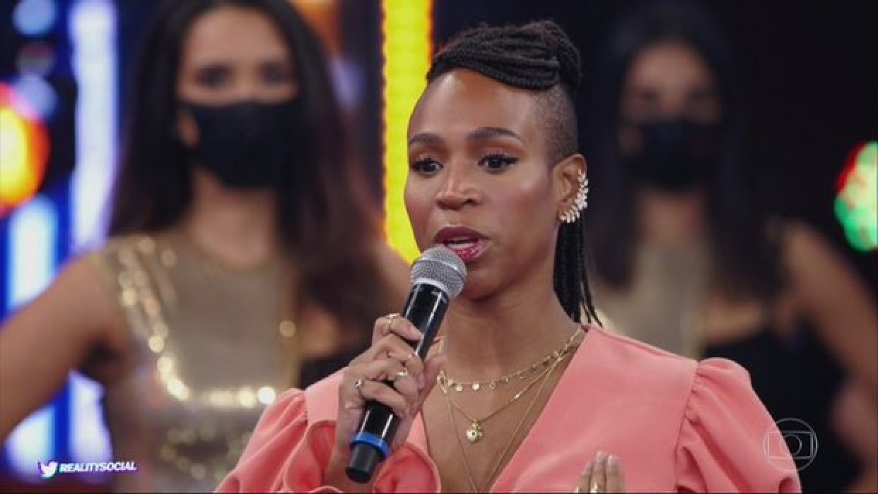 Karol Conká no Domingão do Faustão (Reprodução / Twitter)