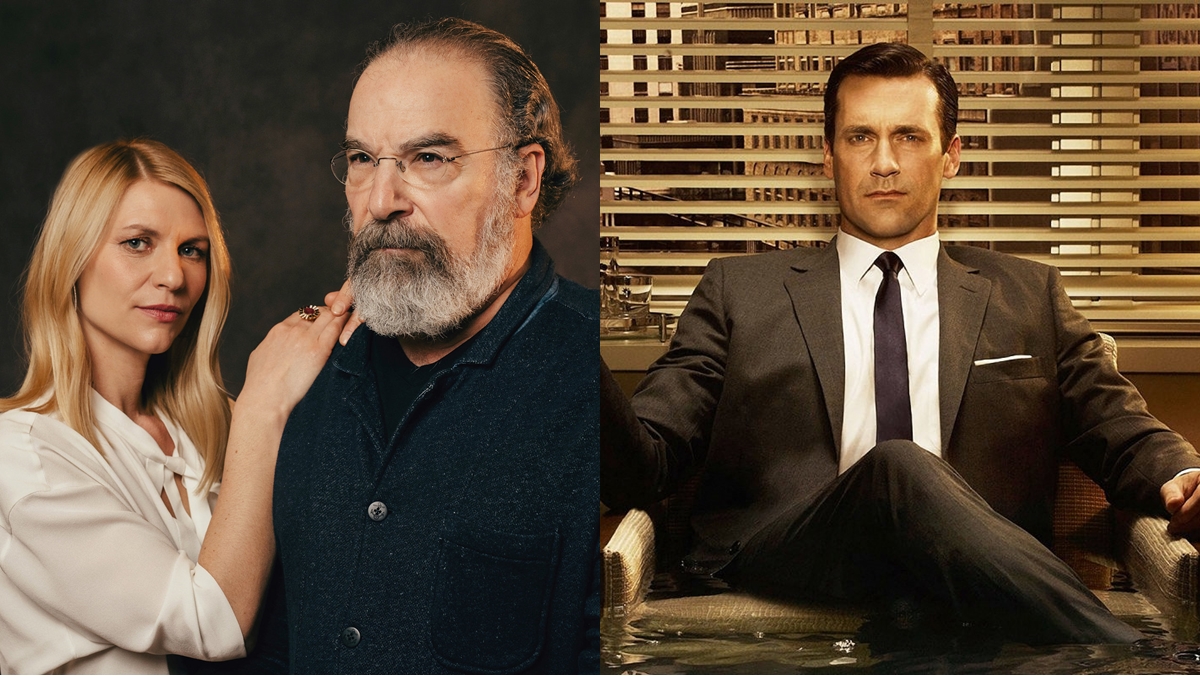 Homeland e Mad Man estão no catálogo da Globoplay (Reprodução/Montagem Observatório da TV)