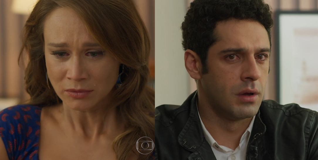 Tancinha (Mariana Ximenes) e Beto (João Baldasserini) em Haja Coração