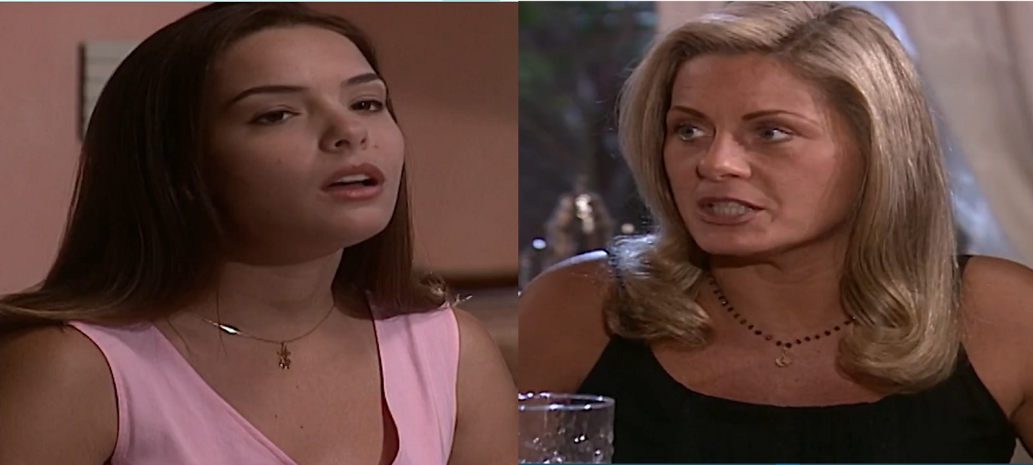 Clara (Regiane Alves) e Helena (Vera Fischer) em Laços de Família