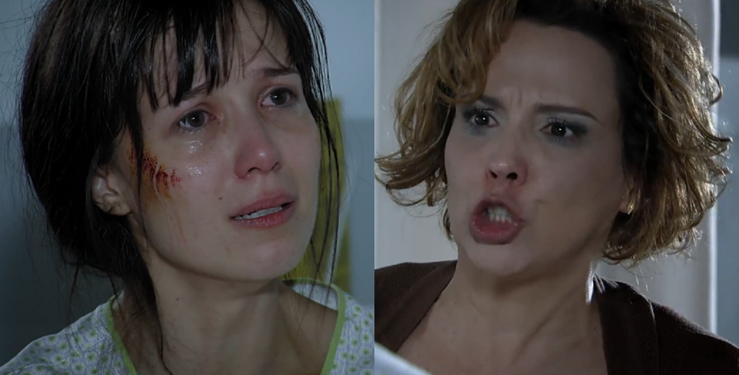 Manuela (Marjorie Estiano) e Eva (Ana Beatriz Nogueira) em A Vida da Gente