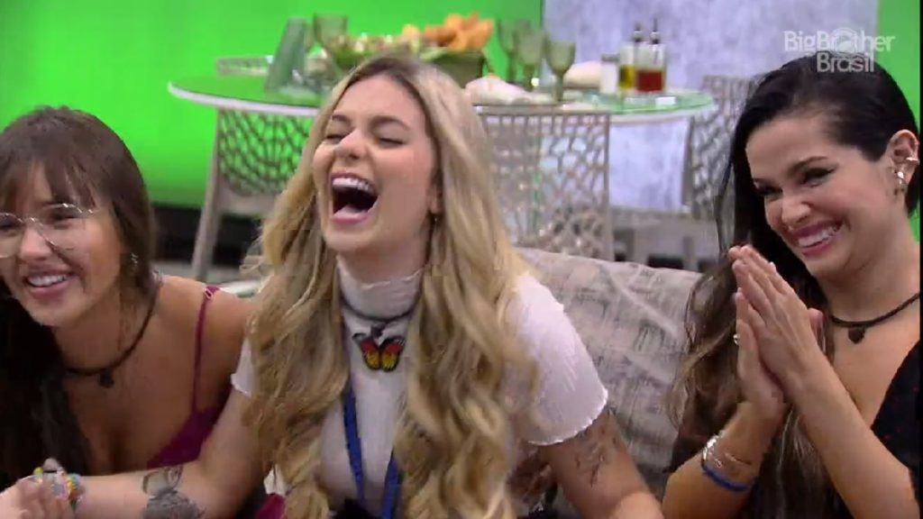 Almoço do Anjo da Viih Tube no BBB 21(Reprodução Globoplay)