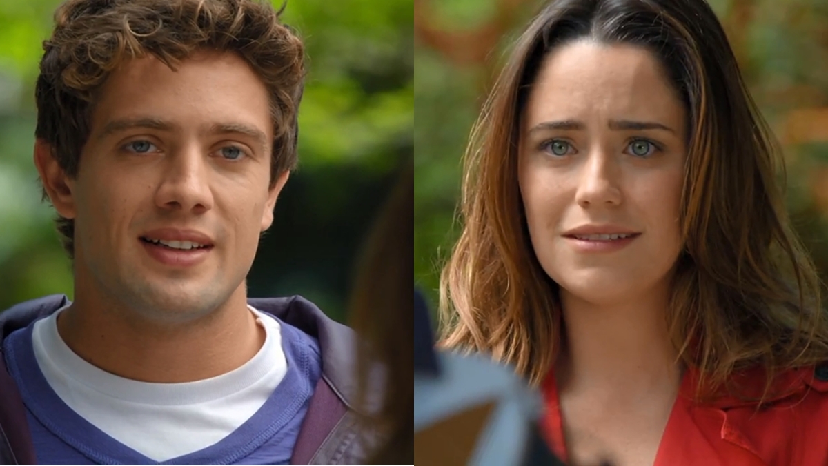 Ana e Rodrigo se reencontram após o nascimento de Júlia (Reprodução: Globo)