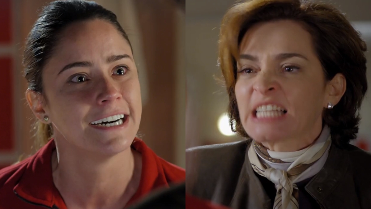 Ana e Vitória discutem feio em A Vida da Gente (Reprodução: Globo)