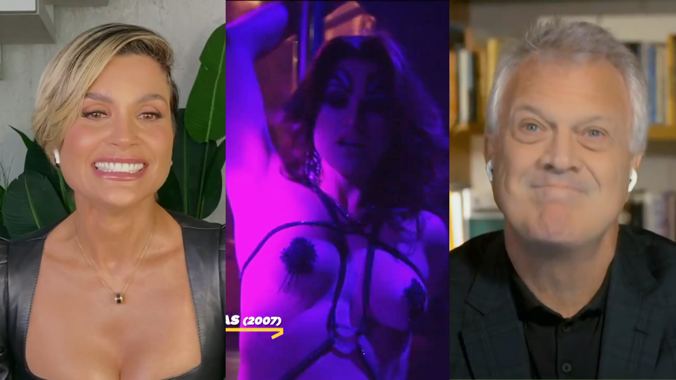 Flávia Alessandra e Pedro Bial