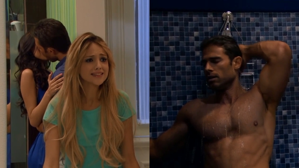 Bulimia de Nikki se agrava após crise ao ver Gusmão com outra (Reprodução: Televisa S.A.)