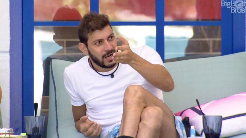 Caio no BBB 21 (Reprodução Globoplay)