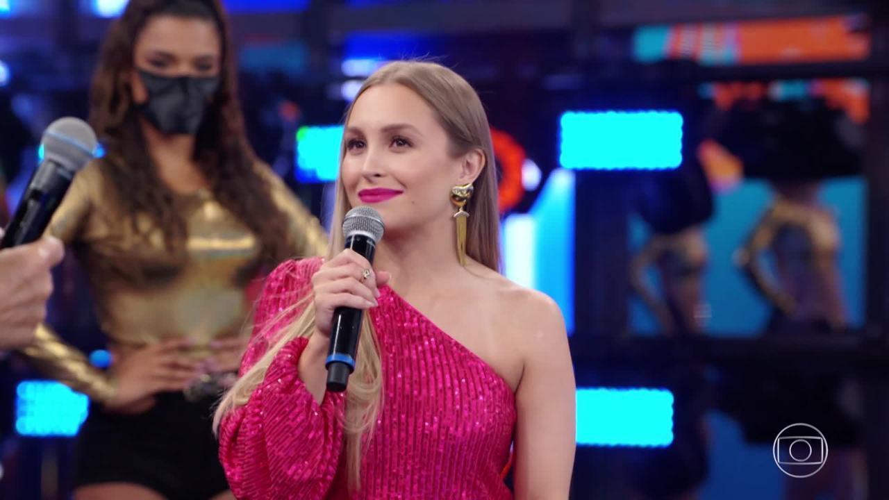 Carla Diaz no Domingão do Faustão