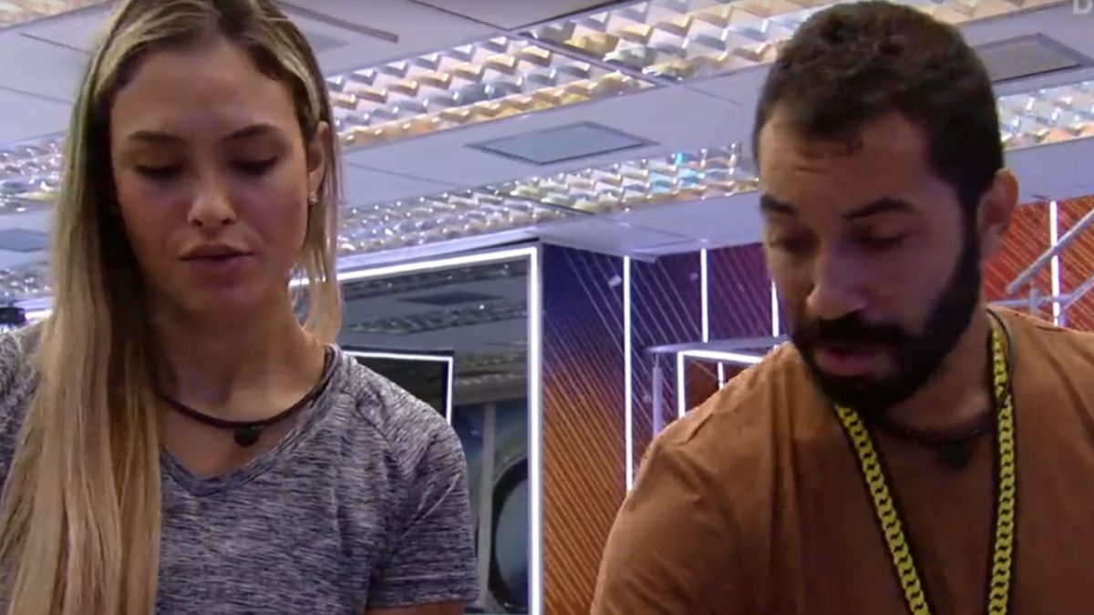 Sarah e Gilberto no BBB 21