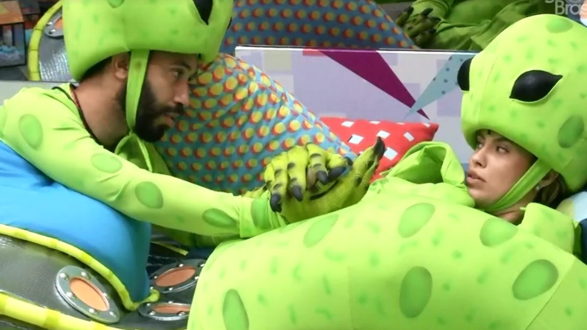 Gilberto e Sarah no BBB 21