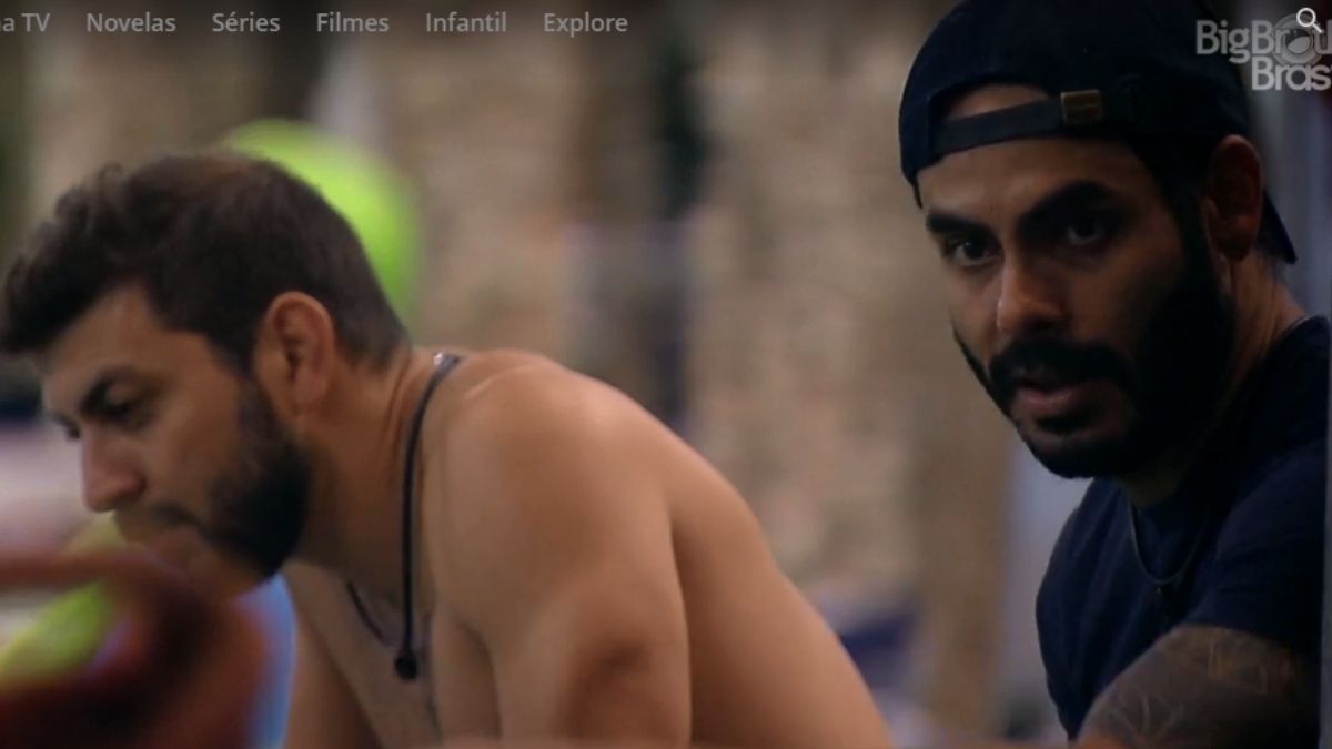 Caio e Rodolffo no BBB 21