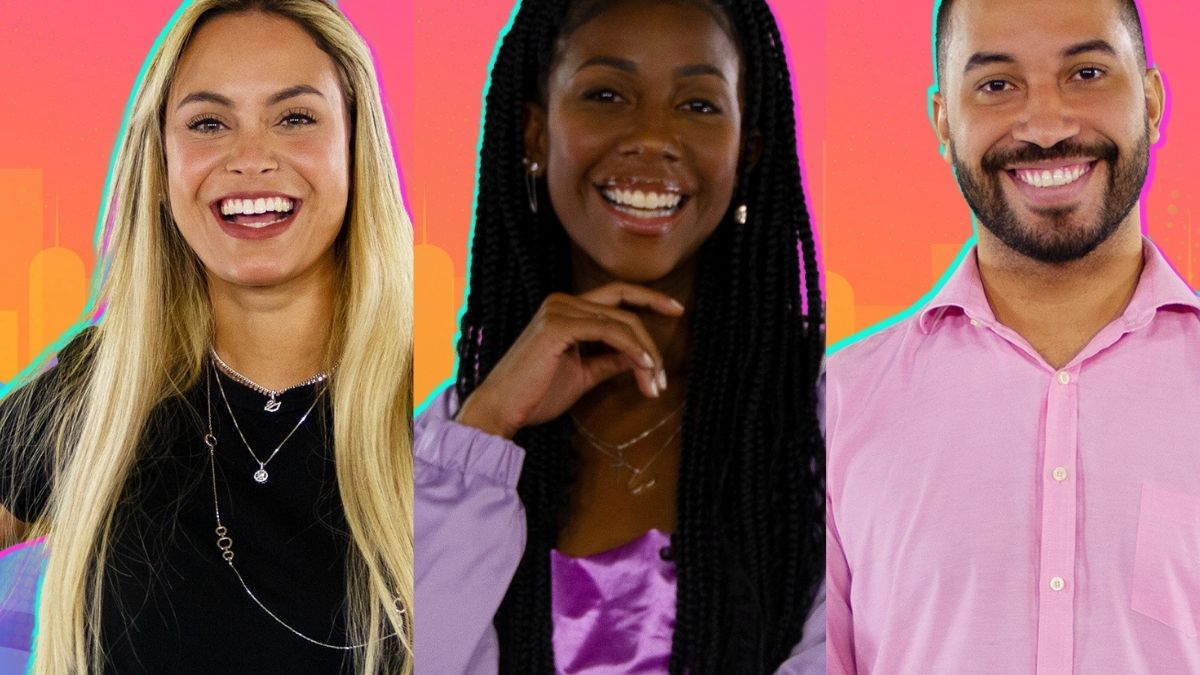 Sarah, Camilla de Lucas e Gilberto do BBB 21