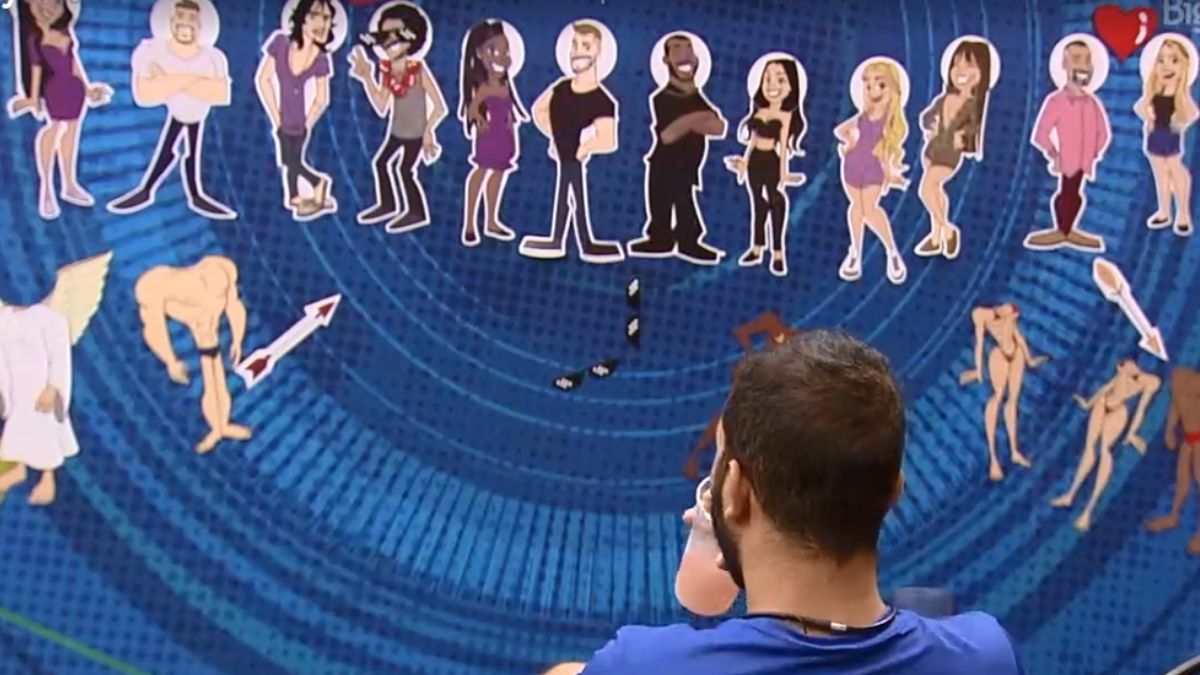 Gilberto na academia do BBB 21