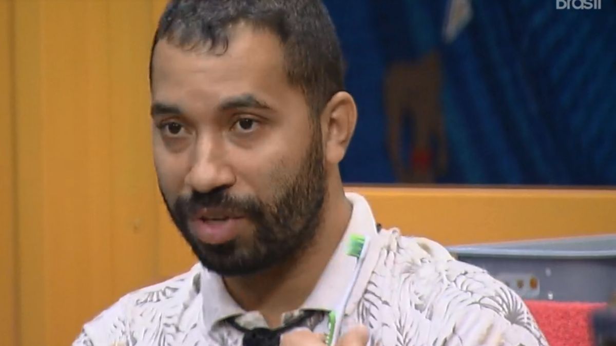 Gilberto na academia do BBB 21