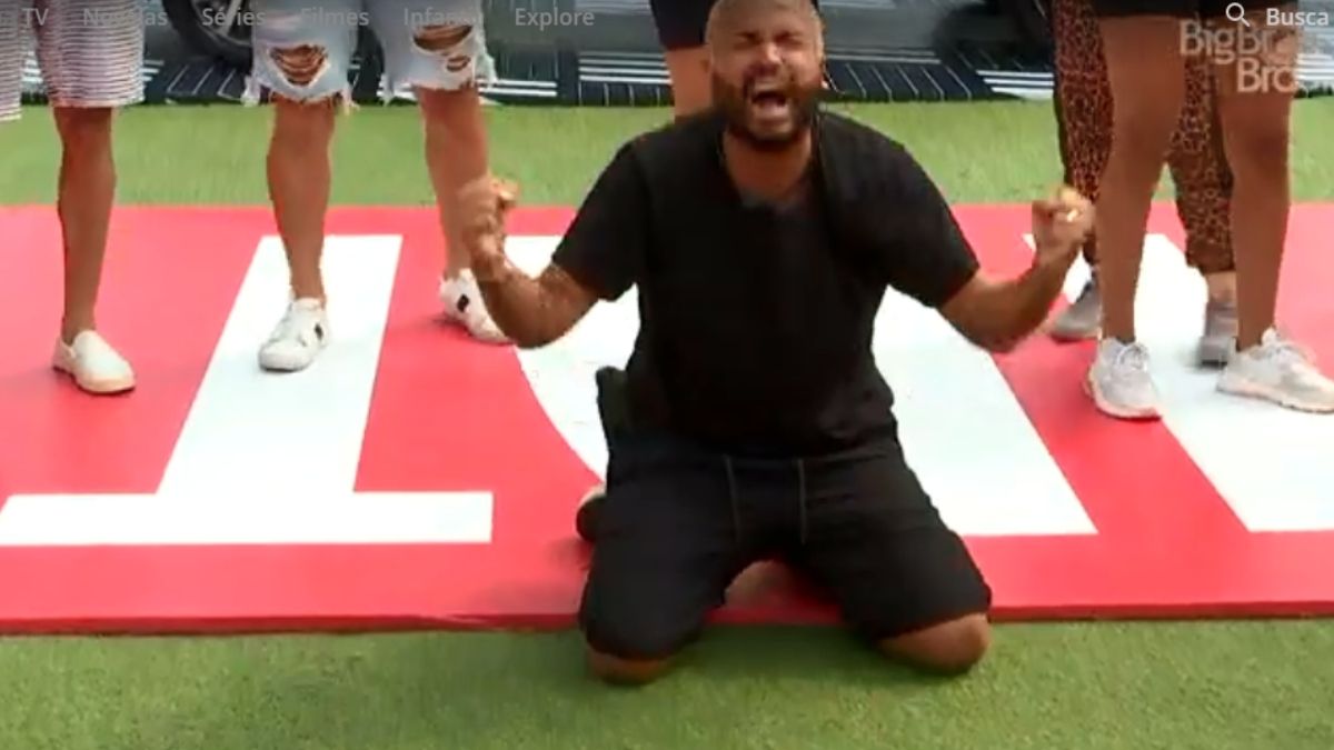 Projota ganha a prova do anjo no BBB 21