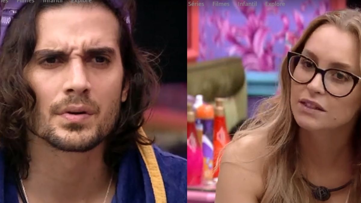 Fiuk e Carla Diaz no quarto colorido do BBB 21