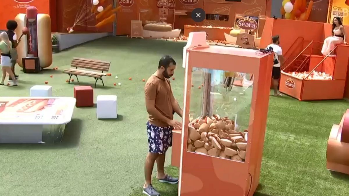Participantes na ação da SEARA no BBB 21