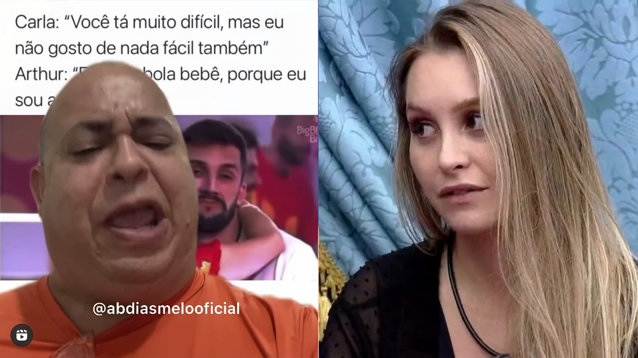 Abdias Melo e Carla Diaz