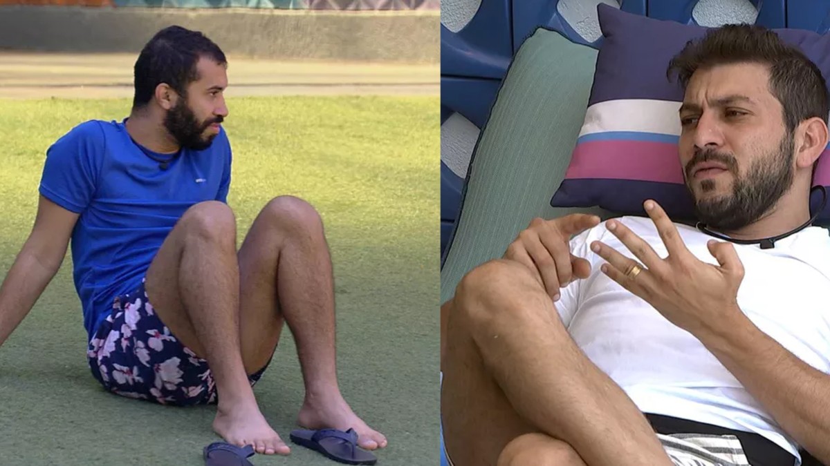 Gilberto e Caio no BBB 21_