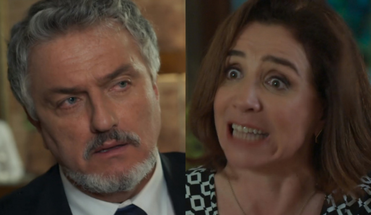 Guido (Werner Schunemann) e Francesca (Marisa Orth) de Haja Coração