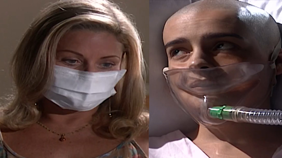 Helena (Vera Fischer) e Marcela (Paula Tolentino), de Laços de Família (Reprodução/Globo)