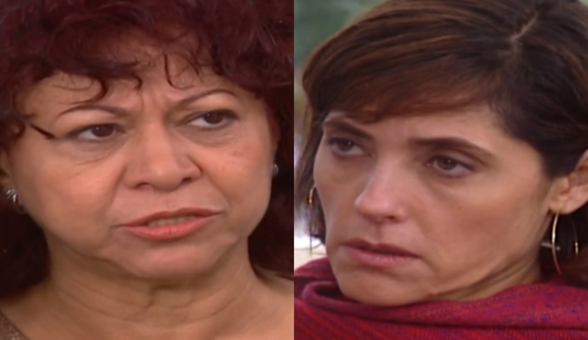 Inês (Manoelita Lustosa) e Helena (Christiane Torloni) de Mulheres Apaixonadas