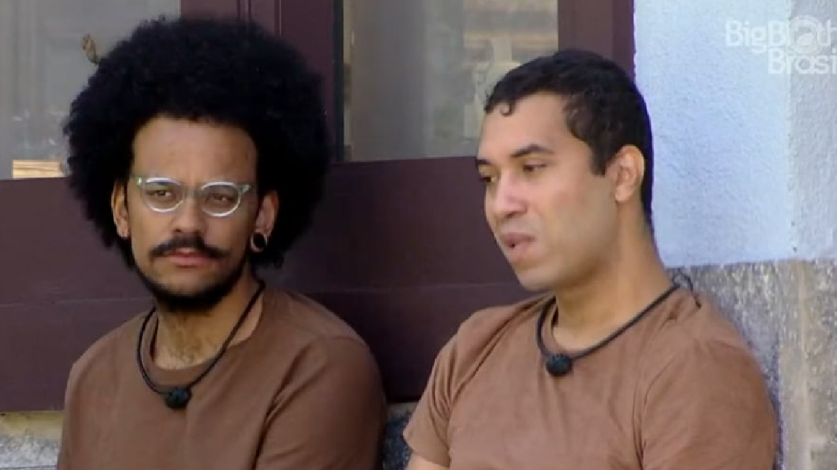 João Luiz e Gilberto no BBB 21